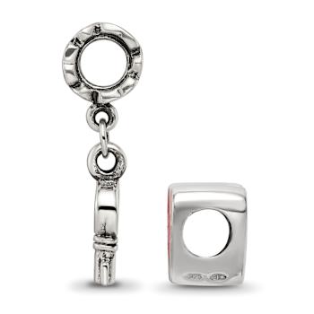 Sterling Silver Reflections You Have The Keys Boxed Bead Set