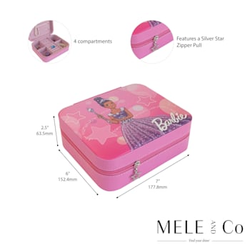Mele and Co Barbie Star Jewelry Box