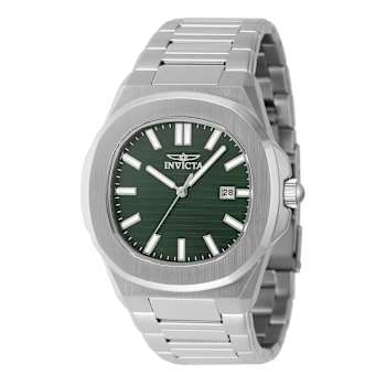 Invicta Speedway 41mm Green Dial Stainless Steel Band Quartz Watch