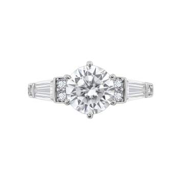 White Cubic Zirconia Platinum Over Sterling Silver Ring 3.34ctw