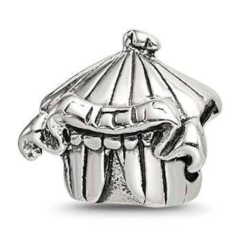 Sterling Silver Circus Tent Bead