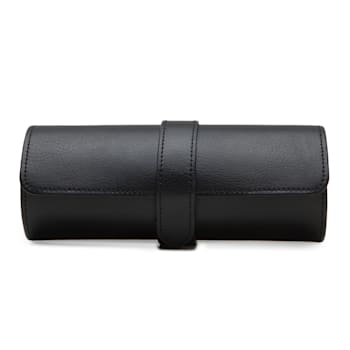 Blake Triple Watch Roll - Black Pebble