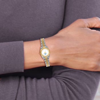 LogoArt University of North Carolina Pro Two-tone Ladies Watch