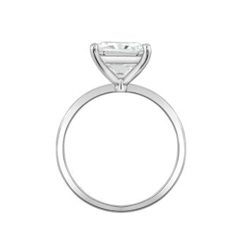 White Cubic Zirconia Platinum Over Sterling Silver Ring 4.00ctw