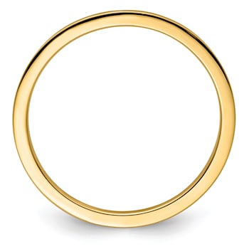 10K Yellow Gold 1.2mm Flat Stackable Expressions Band