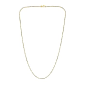 6.15ctw Diamond Tennis Necklace in 14k Yellow Gold