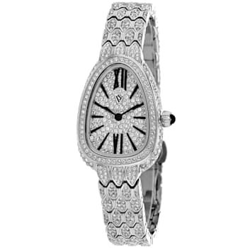 Christian Van Sant Women's Bella White Dial, Stainless Steel Watch