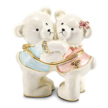 TEDDY and TOOTSIE Bears Trinket Box