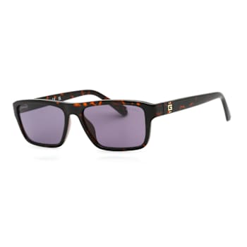 Guess Dark Havana Frame / Violet Lenses Sunglasses