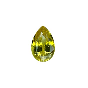 Yellow Sapphire Loose Gemstone9.9x6.5mm Pear Shape 2.59ct