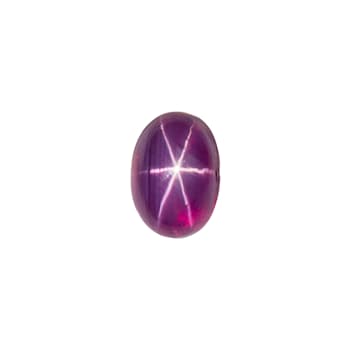Star Ruby Unheated 6.5x4.6mm Oval 1.42ct