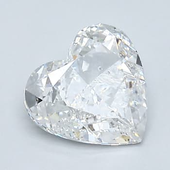 1.2ct White Heart Mined Diamond E Color, SI2, GIA Certified