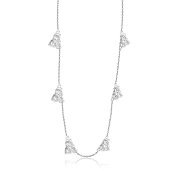 Moissanite Sterling Silver Necklace