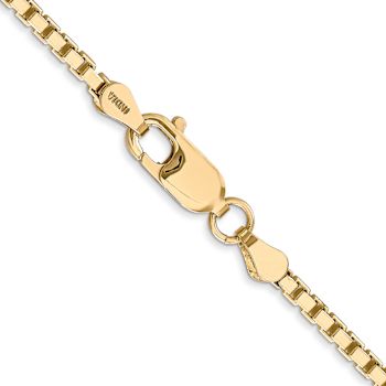14k Yellow Gold 2.5mm Box Chain 22"