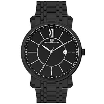 Oceanaut Men's Expedition Black Dial, Black Stainless Steel Watch