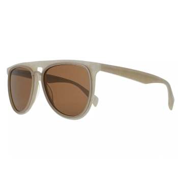 Yohji Yamamoto White Frame / Brown Lenses Sunglasses