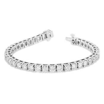 10.00ctw Diamond Tennis Bracelet in 14k White Gold