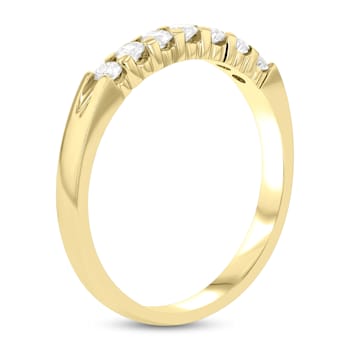 0.25ct tw 7 Stone Diamonds Band Ring in 14k Yellow Gold
