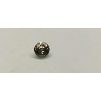 Brown Sapphire 5.1mm Round 0.76ct
