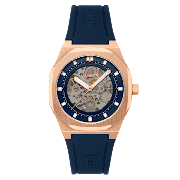 Thomas Earnshaw Discovery Drake Skeleton Blue Dial Blue Stainless Steel
Band Automatic Watch