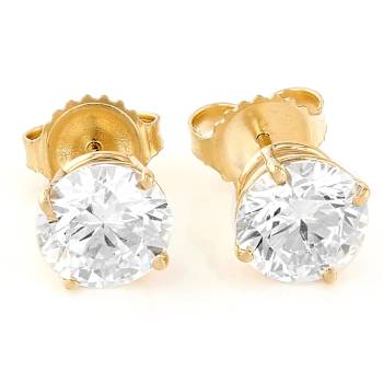 Lab-Grown Diamond Stud Earrings In 14K Gold 3.00ctw