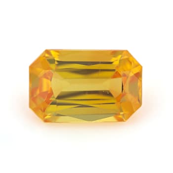 Yellow Sapphire 7x4.6mm Emerald Cut 1.03ct