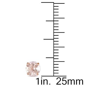 Morganite 14K Pink Gold Earrings 0.96ctw