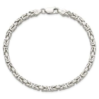Sterling Silver 3.25mm Byzantine Chain