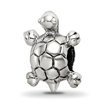 Sterling Silver Turtle Bead