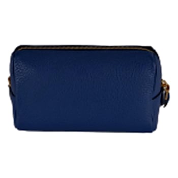 Prada Contenitore Baltico Navy Blue Vitello Daino Vanity Case