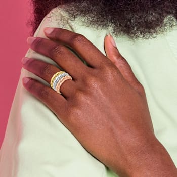 14K Triple Shrimp Band