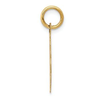 14K Yellow Gold Number 1 GRANDPA Disc Charm