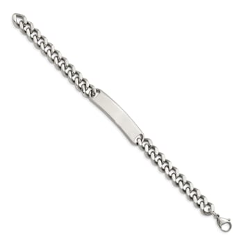 Stainless Steel Polished 8.5 Inch ID Bracelet