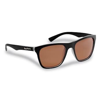 Flying Fisherman Fowey Polarized Sunglasses Crystal Matte Black
Frame/Copper Lens