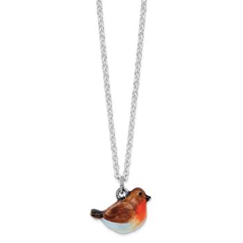 BERTIE Robin on Bird House Trinket Box