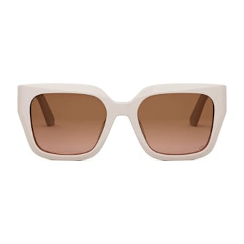 Dior Montaigne S10F Beige Pink Frame with Gold Hinges / Brown Pink
Gradient Lenses Sunglasses