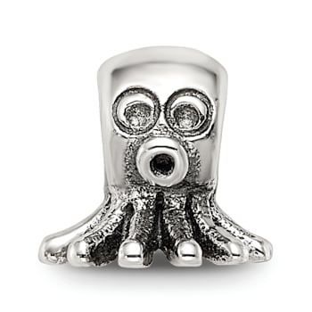 Sterling Silver Octopus Bead