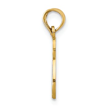 14k Yellow Gold Chai Cut-Out Pendant