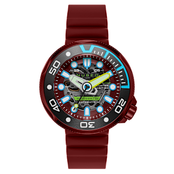 Nubeo Ventana Skeleton Automatic Red Dial Red Stainless Steel Band
Limited Edition Watch