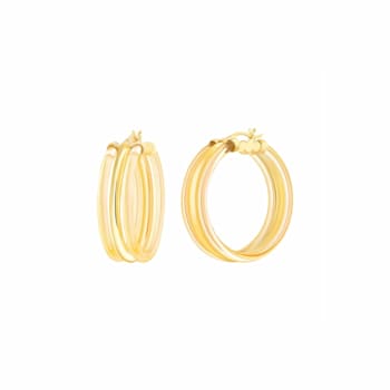 Gold over silver earrings discount