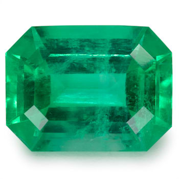 Panjshir Valley Emerald 8.0x6.0mm Emerald Cut  1.43ct