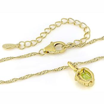 Peridot Virgo Birthstone Pendant