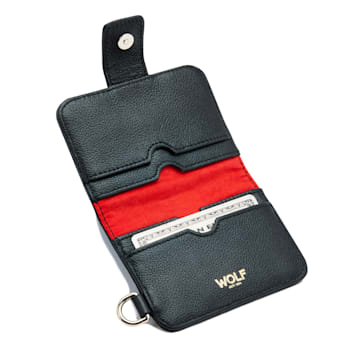 Mimi Black Credit Card Holder with Wristlet