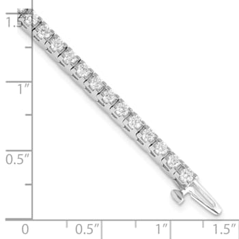 14K White Gold Lab Grown Diamond VS/SI GH, Tennis Bracelet