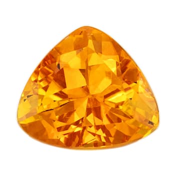 Yellow Sapphire Loose Gemstone 6.0x5.5mm Trillion 0.76ct