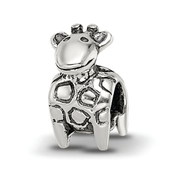 Sterling Silver Giraffe Bead