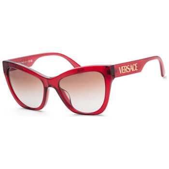 Versace Women's Fashion 56mm Transparent Red Sunglasses | VE4417U-388-89