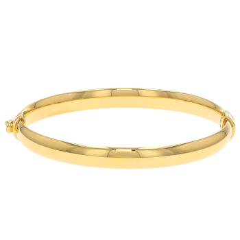 Bold Tube Link Bracelet In 18k Gold Over Sterling Silver