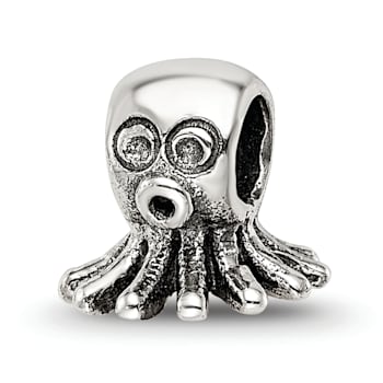 Sterling Silver Octopus Bead