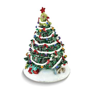 NOSTALGIA Christmas Tree Trinket Box